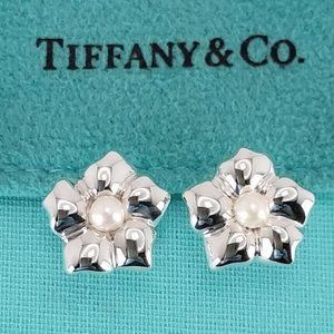 Authentic Vintage Tiffany & Co. Flower Earrings